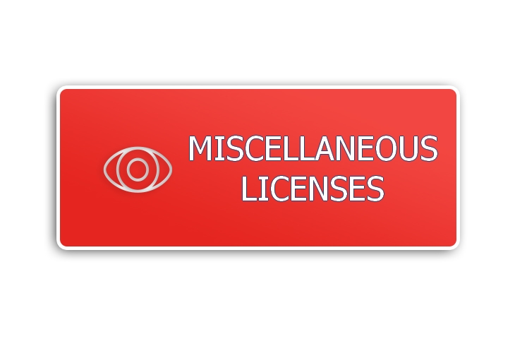 LICENTIES DIVERS