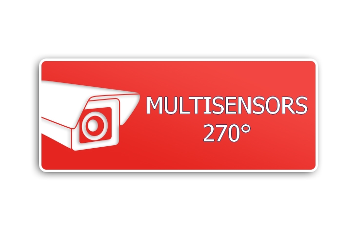 MULTISENSORS 270° CAMERA'S