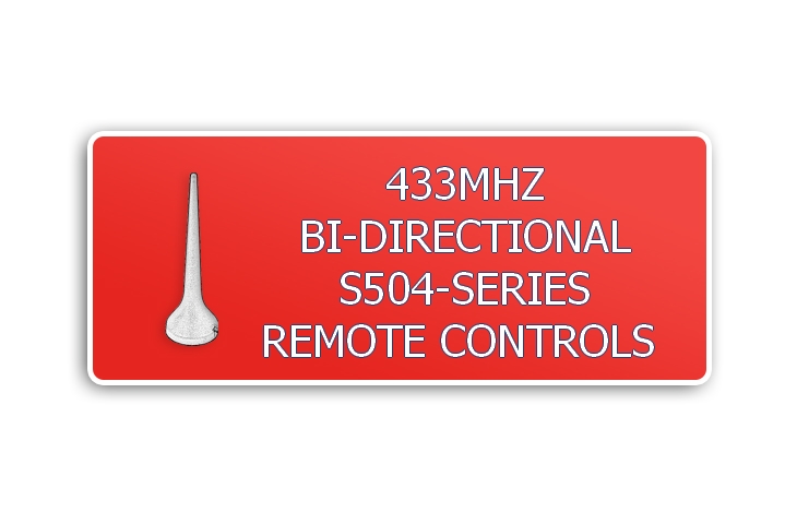 ZENDERS BIDIRECTIONNELLES 433MHZ B504-SERIES